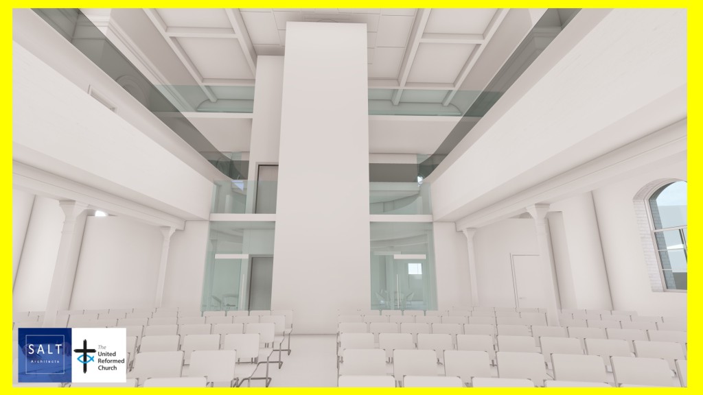 Proposed ground floor seating area in Toll Gavel Church